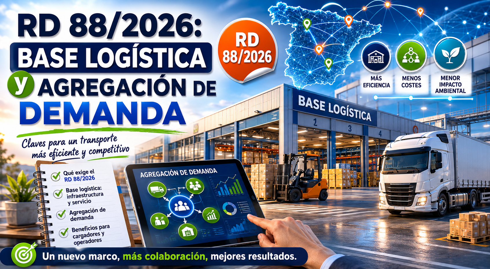 RD 88/2026: Cómo transformar tu base logística en un activo de ingresos mediante la agregación de demanda